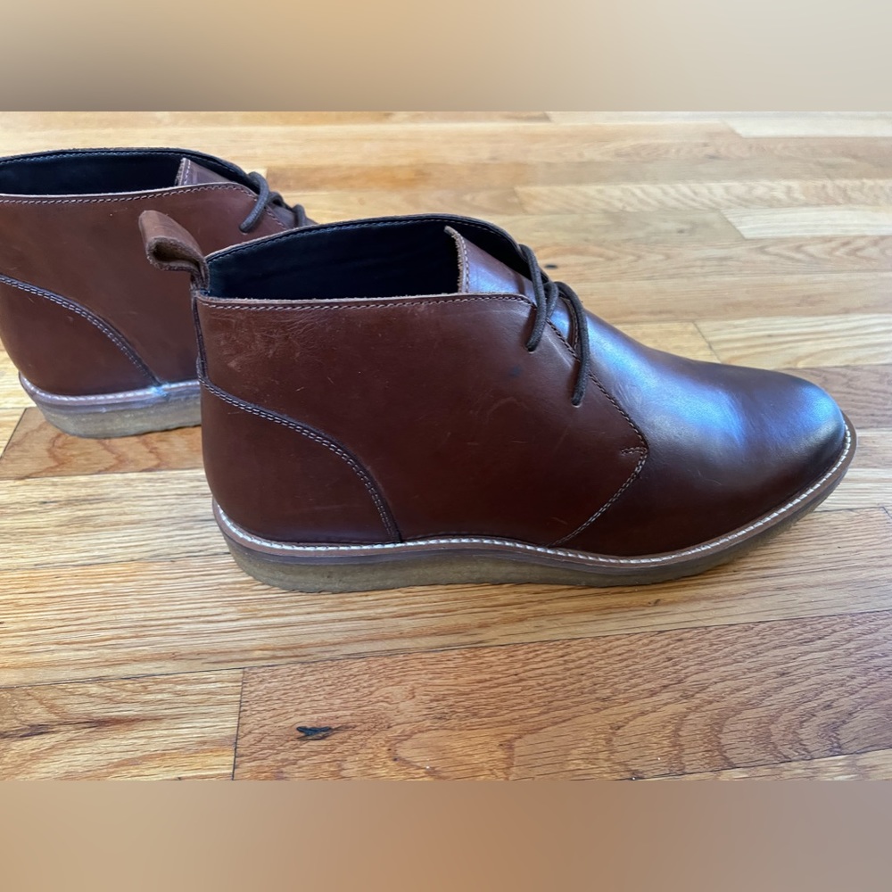 New Reserved footwear New York Brown Leather Boots